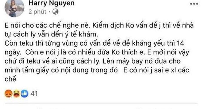 Cô gái livestream khoe cách tránh bị cách ly khi về từ Daegu gây phẫn nộ