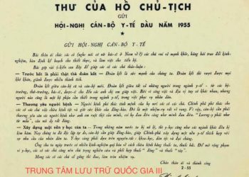 Lời căn dặn của chủ tịch Hồ Chí Cinh với cán bộ ngành y tế