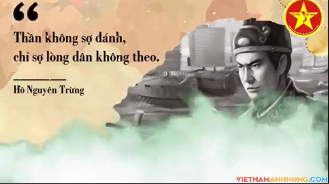 Câu nói lưu danh muôn đời của anh hùng Hồ Nguyên Trừng