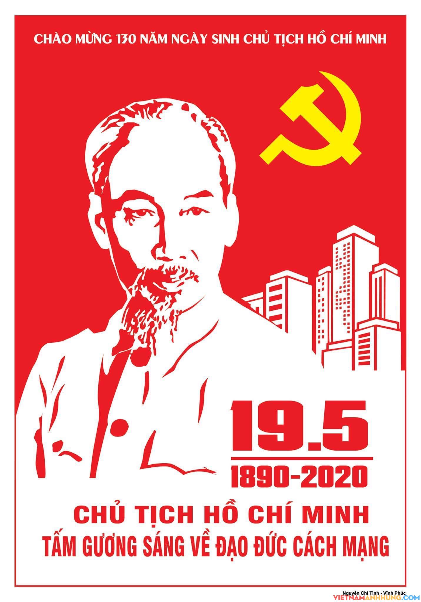 Chào mừng kỷ niệm 130 năm Ngày sinh CHủ tịch Hồ Chí Minh (19/5/1890 – 19/5/2020)