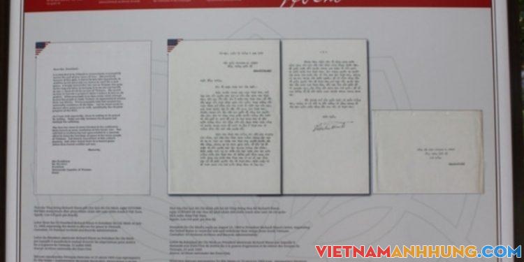 lá thư Bác Hồ gửi Tổng thống Mỹ Richard Nixon 08 ngày trước khi Bác qua đời
