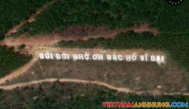 Dòng chữ đặc biệt hiện lên nổi bật trên google map