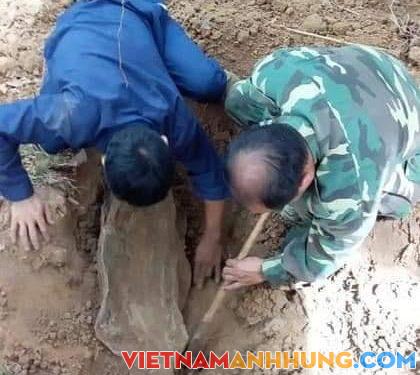 Phát hiện hài cốt Liệt sỹ có số hiệu: 934B. DKI. XUAN.VINH