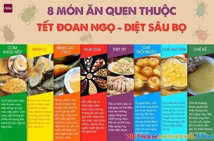 Ngày Tết Đoan Ngọ ăn gì