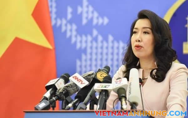 Bộ Ngoại giao thông tin ban đầu về việc tàu Trung Quốc áp sát tàu cá mang số hiệu QNg 96416 TS của Việt Nam làm 16 ngư dân rơi xuống biển