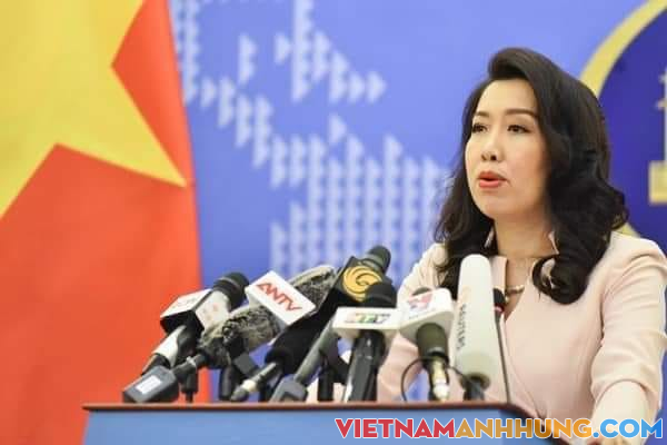 Bộ Ngoại giao thông tin ban đầu về việc tàu Trung Quốc áp sát tàu cá mang số hiệu QNg 96416 TS của Việt Nam làm 16 ngư dân rơi xuống biển