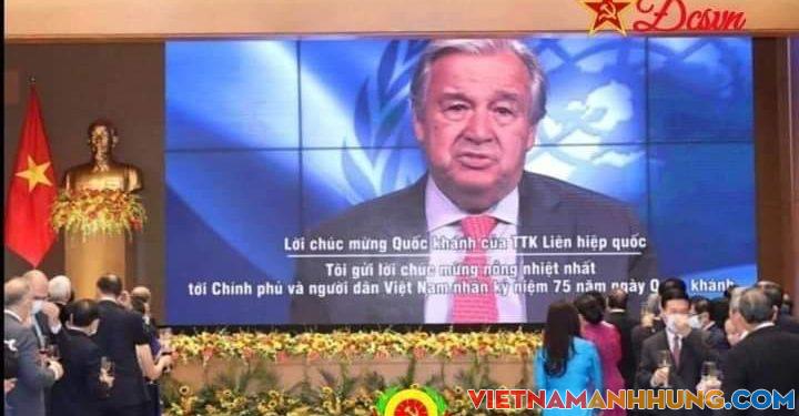 Tổng Thư ký Liên hợp quốc chúc mừng Quốc khánh Việt Nam