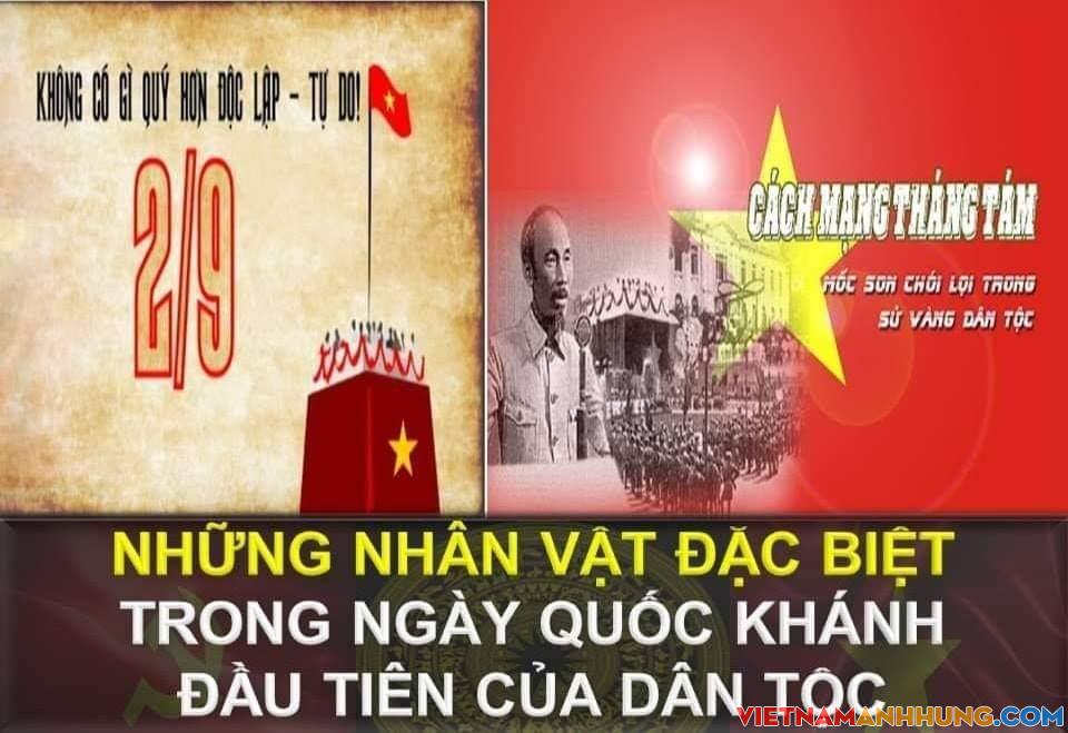 Những nhân vật đặc biệt trong ngày Quốc khánh đầu tiên của dân tộc