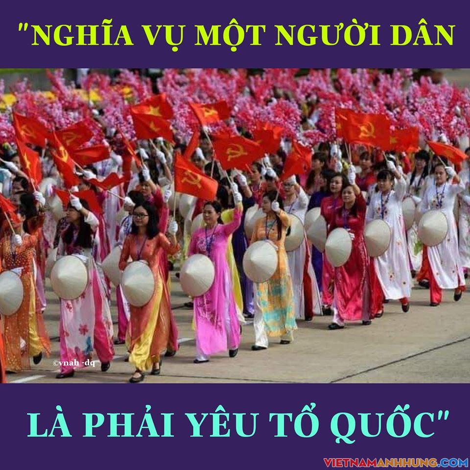 Nghĩa vụ một người dân là phải yêu Tổ quốc