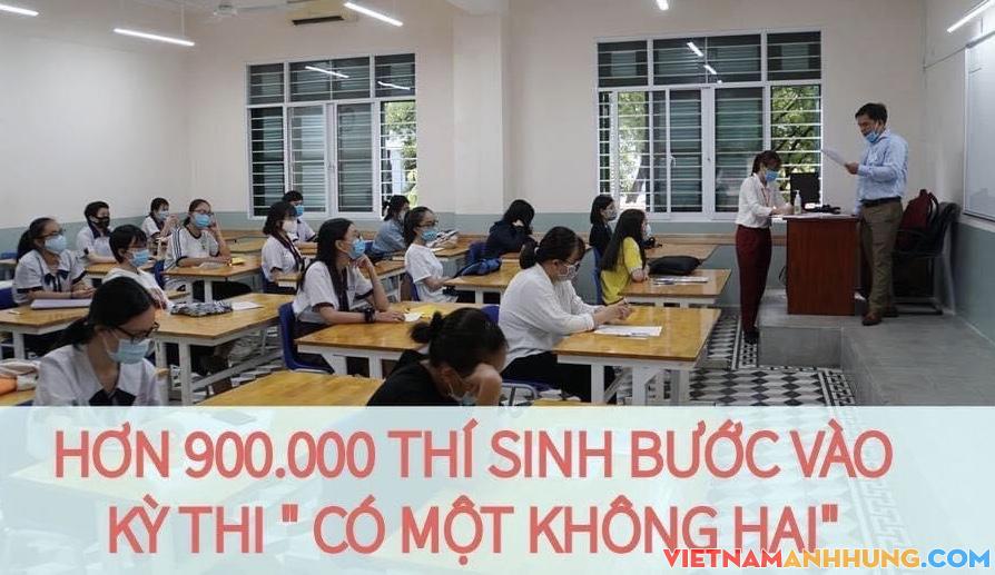 Chúc các thí sinh THPT làm bài thật tốt nhé!