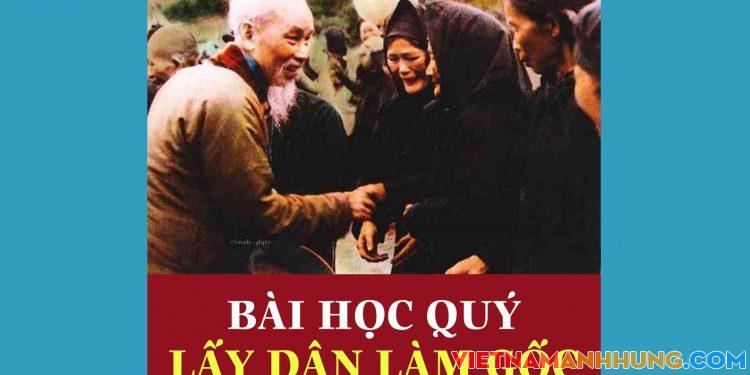 Bài học quý “Lấy dân làm gốc”
