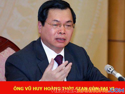 Truy tố ông Vũ Huy Hoàng và đồng phạm gây thiệt hại hơn 2.700 tỉ đồng