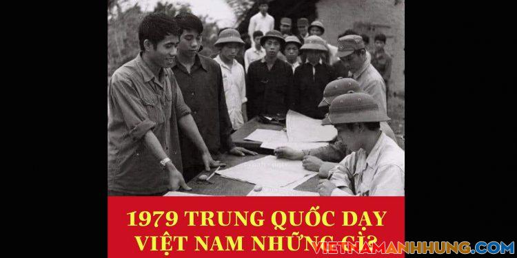 1979 Trung Quốc dạy Việt Nam những gì?