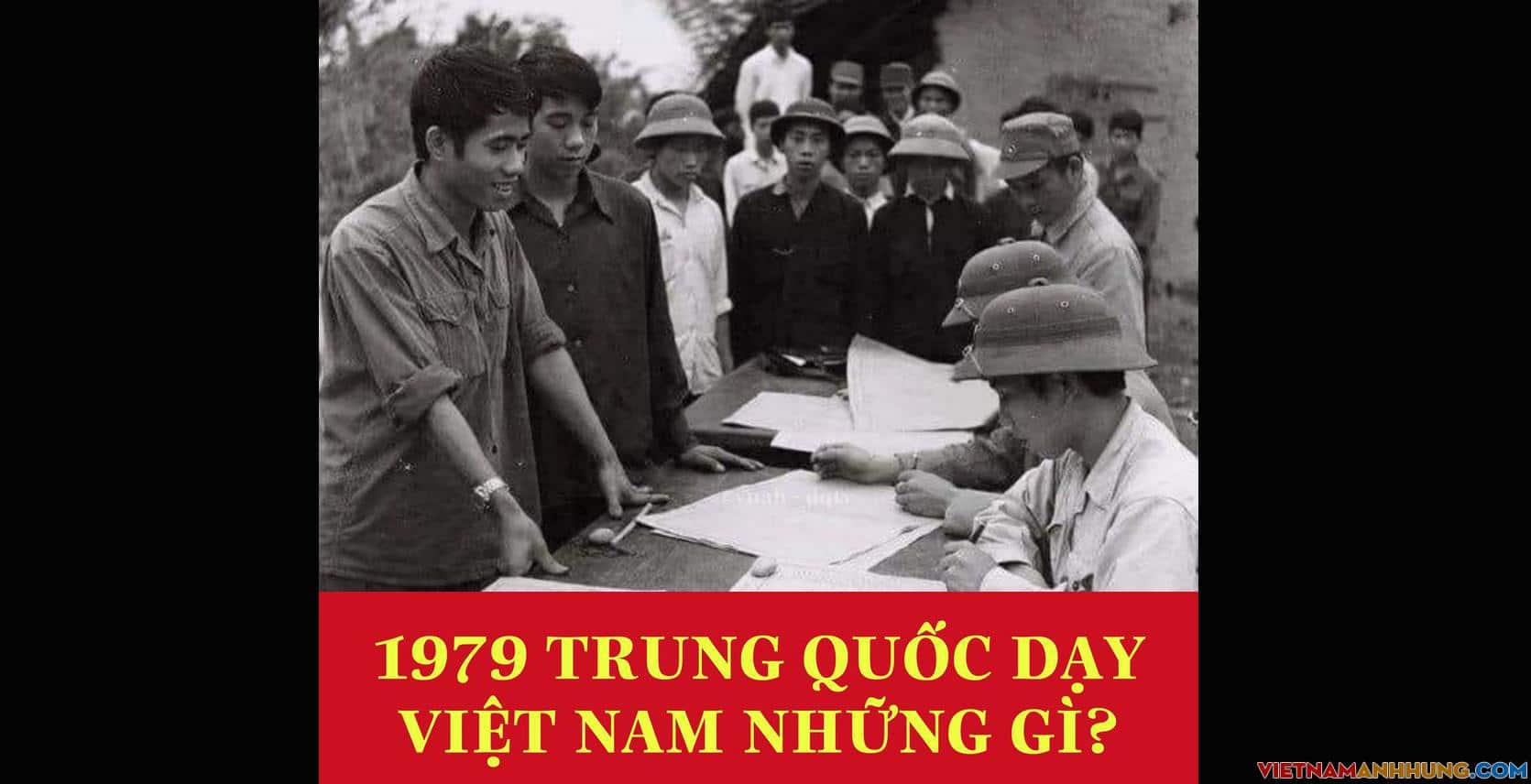 1979 Trung Quốc dạy Việt Nam những gì?