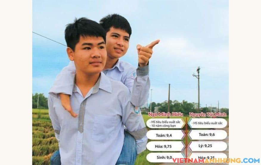 Trường Đại học Y Thái Bình miễn toàn bộ học phí cho nam sinh 10 năm cõng bạn đến trường