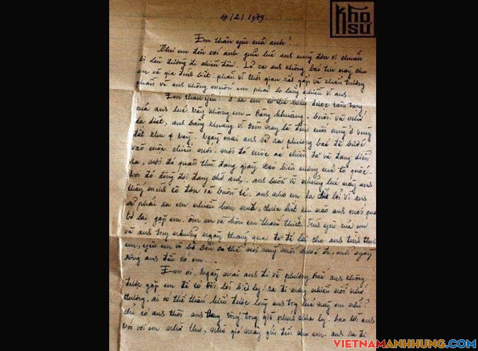 Bức thư chưa kịp gửi của Liệt sĩ sau 34 năm