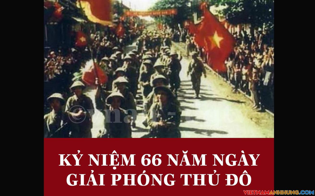 Kỷ niệm 66 năm Ngày giải phóng Thủ đô