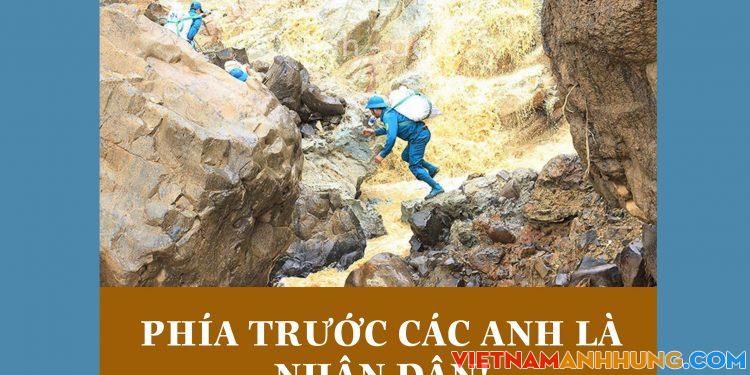 Phía trước các anh là nhân dân