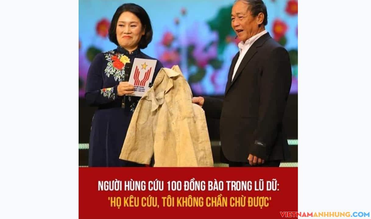 Ông Võ Văn Bình (ở Quảng Bình) kể lại những ngày quên mình lao vào dòng nước lũ cứu sống gần 100 đồng bào.