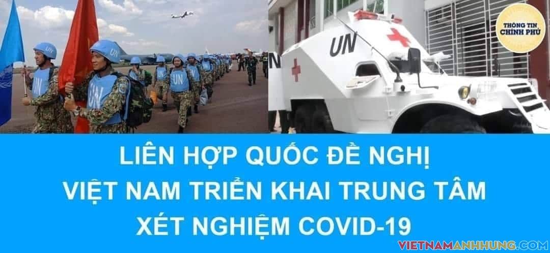 Liên hợp quốc đề nghị Việt Nam triển khai trung tâm xét nghiệm Covid – 19
