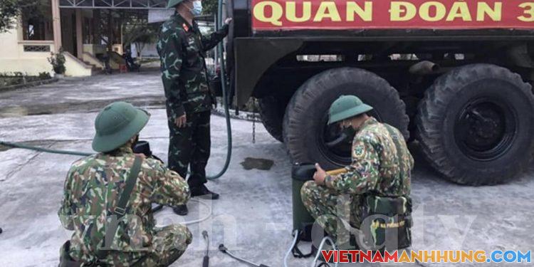 Quân đoàn 3 đưa Bộ đội hoá học phối hợp dập dịch tại Gia Lai