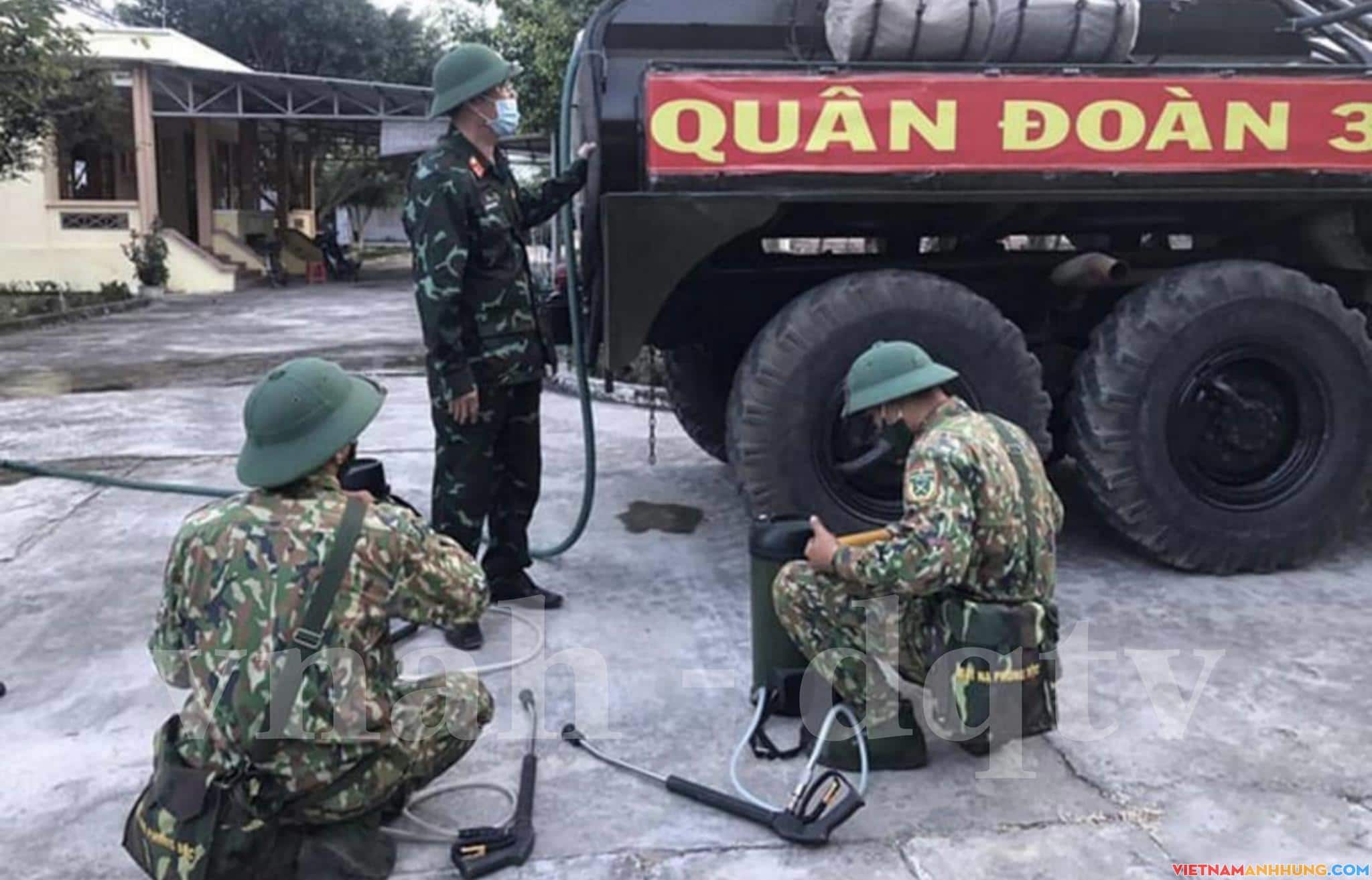 Quân đoàn 3 đưa Bộ đội hoá học phối hợp dập dịch tại Gia Lai