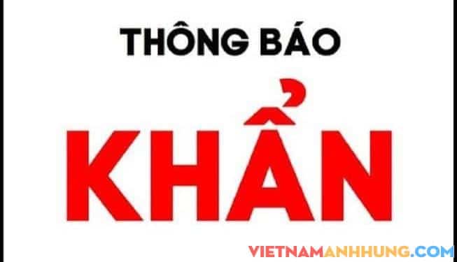 Uỷ ban nhân dân tỉnh Gia Lai thông báo khẩn