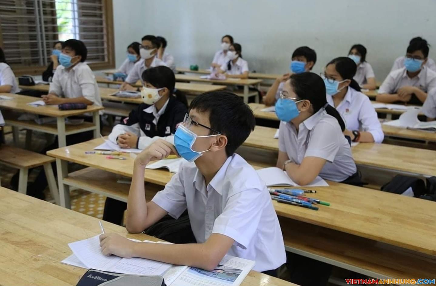 Gia Lai: Học sinh sẽ đeo khẩu trang khi ngồi học