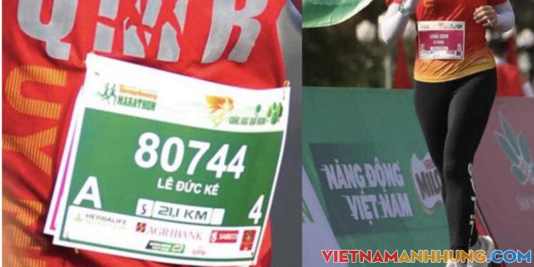 Tráo đổi số áo để VĐV nam chạy thay, nữ VĐV bị tước huy chương vô địch Tiền Phong Marathon 2021