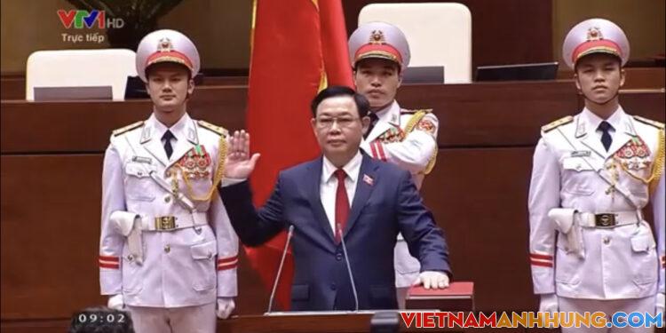 Lễ tuyên thệ của Tân Chủ tịch Quốc hội Vương Đình Huệ