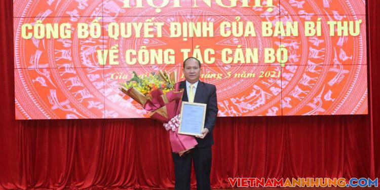 Công bố Quyết định của Ban Bí thư về Chuẩn y Phó Bí thư Tỉnh ủy Gia Lai