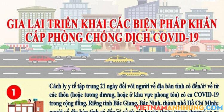 Gia Lai triển khai các biện pháp khẩn cấp phòng chống dịch Covid-19