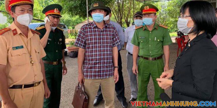 Gia Lai: Phó Chủ tịch UBND tỉnh Nguyễn Thị Thanh Lịch kiểm tra chốt kiểm soát phòng, chống dịch Covid-19 khu vực cầu 110