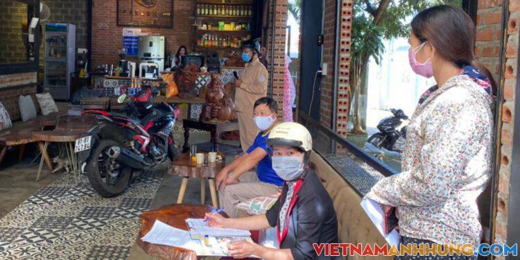 Pleiku: Vi phạm trong phòng-chống dịch, 1 chủ quán cà phê bị phạt 10 triệu đồng