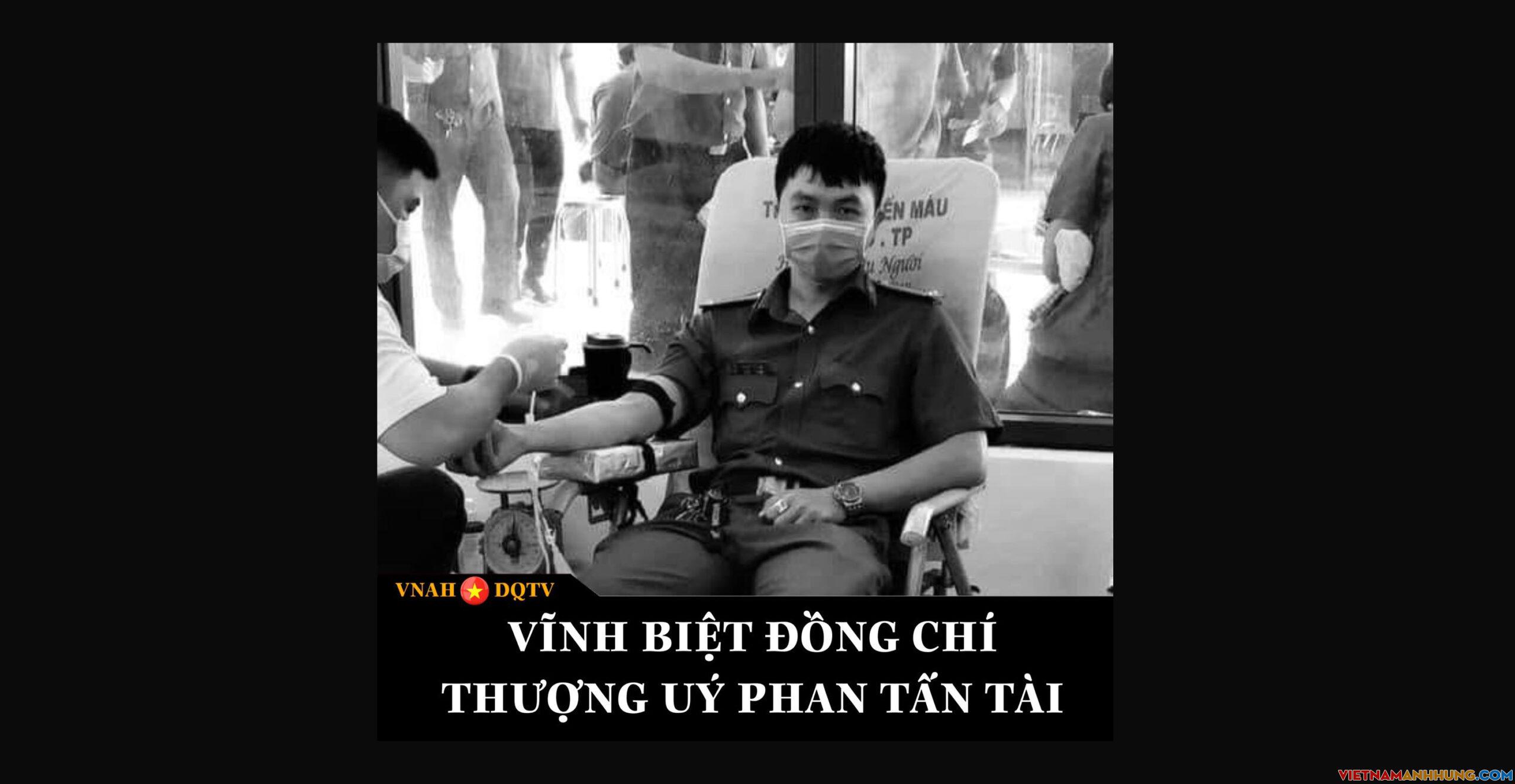 Vĩnh biệt đồng chí Thượng úy Phan Tấn Tài