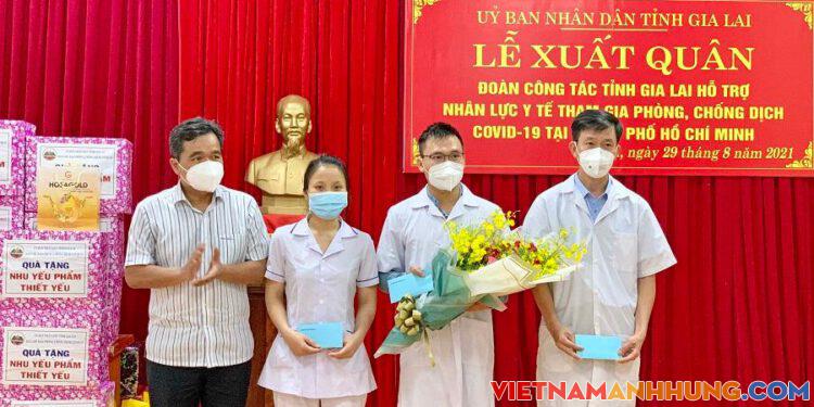 Gia Lai: 21 bác sĩ, điều dưỡng vào TP. Hồ Chí Minh hỗ trợ chống dịch