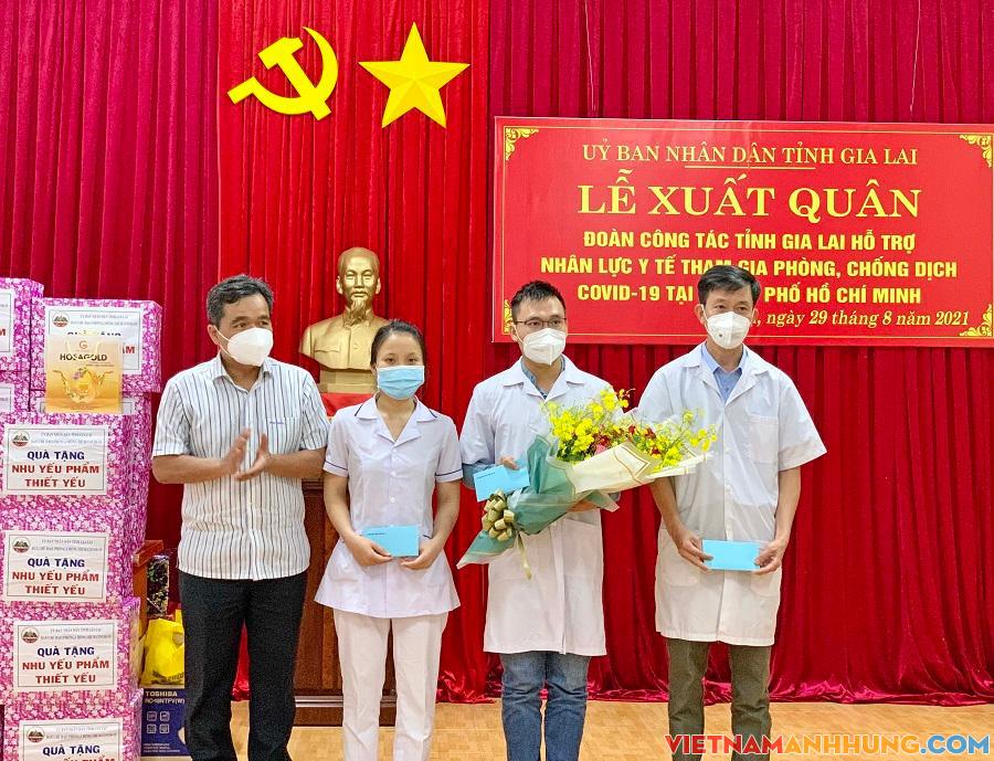 Gia Lai: 21 bác sĩ, điều dưỡng vào TP. Hồ Chí Minh hỗ trợ chống dịch