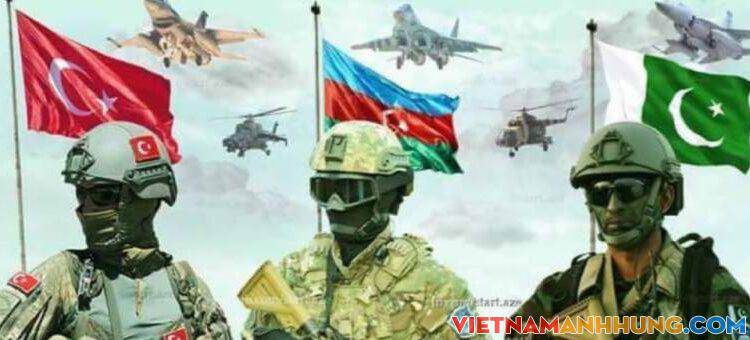 Azerbaijan, Thổ Nhĩ Kỳ, Pakistan tập trận quân sự chung