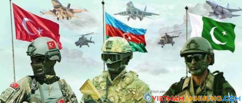 Azerbaijan, Thổ Nhĩ Kỳ, Pakistan tập trận quân sự chung