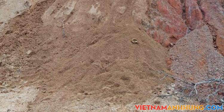 Ba bé trai bị đất vùi lấp