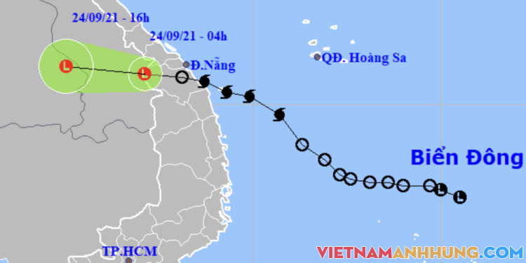 Bão Dianmu suy yếu thành vùng áp thấp