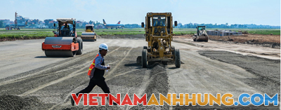 Cảnh cáo 2 nhà thầu dự án đường băng sân bay Nội Bài