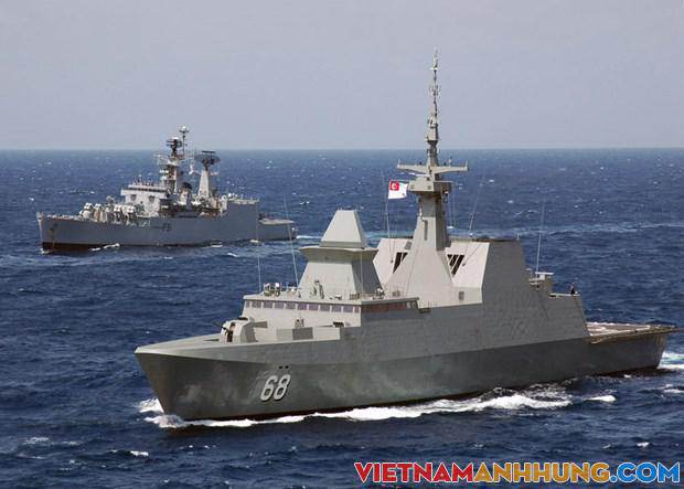 Singapore, Malaysia tập trận hải quân Malapura 2021