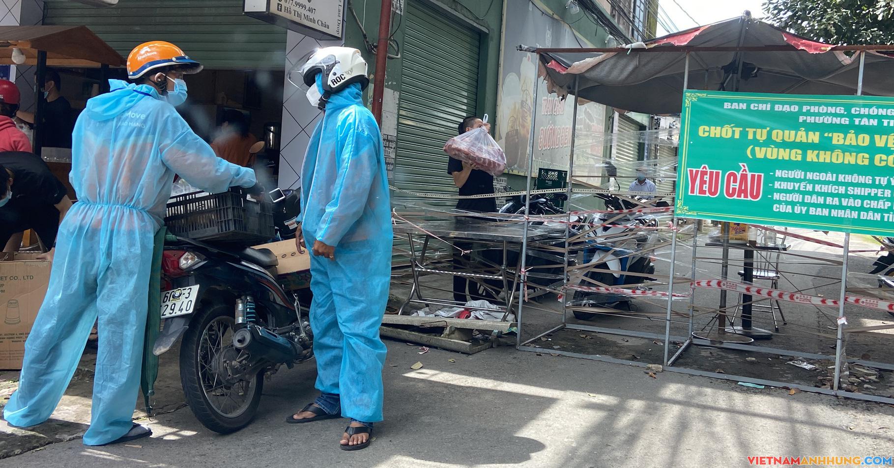 Shipper, tài xế và người về từ bệnh viện nguy cơ vùng xanh