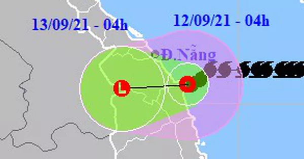 Bão số 5 suy yếu thành áp thấp nhiệt đới đổ bộ từ Đà Nẵng-Bình Định