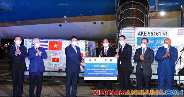 Việt Nam tiếp nhận 1,05 triệu liều vaccine Covid-19 Abdala của Cuba