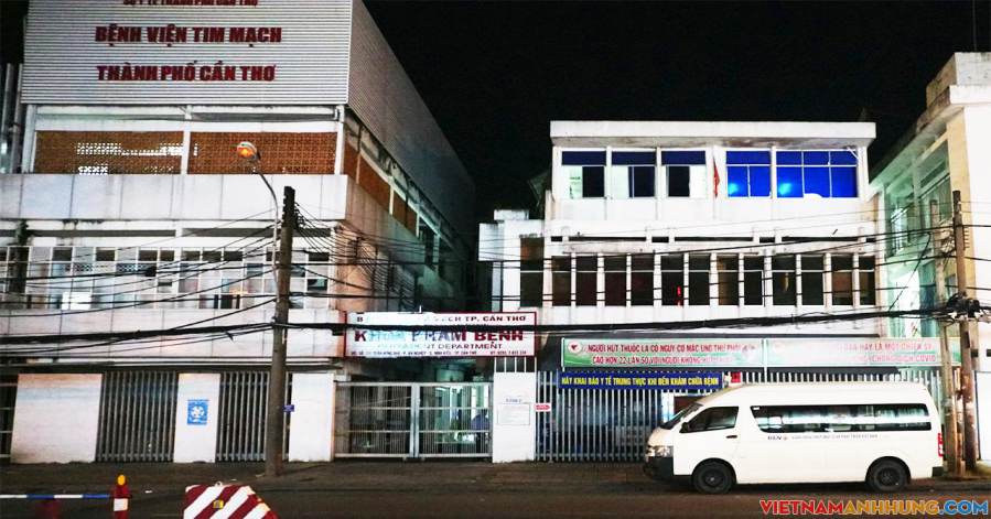 Cách ly Bệnh viện Tim mạch Cần Thơ để phòng dịch Covid-19