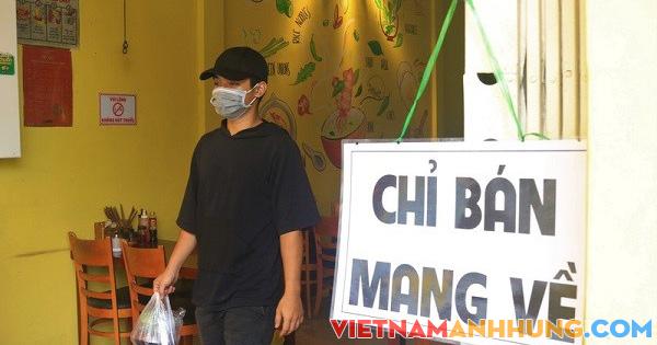 Những quận, huyện nào ở Hà Nội được mở hàng “bán mang về” từ 12 giờ 16-9?