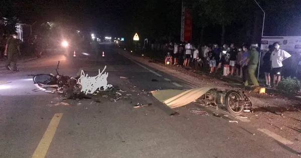 2 người chết, 1 trọng thương sau cú va chạm giữa 2 xe máy