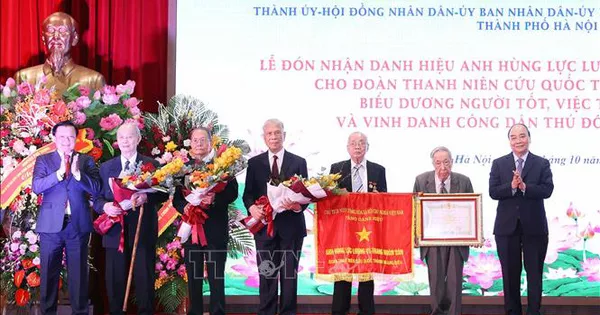 Chủ tịch nước trao danh hiệu Anh hùng cho Đoàn Thanh niên cứu quốc Thành Hoàng Diệu